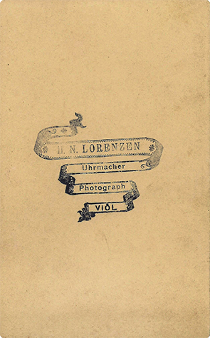 CDV Vil Lorenzen - Trio verso