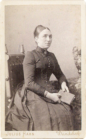 CDV Wandsbek - Hahn - Damenbildnis klein