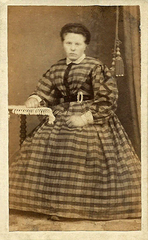 CDV Wesselburen Carstens Damenportrait recte