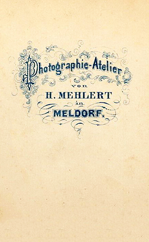 141702 - CDV - Wesselburen - Mehlert, H. Paar - verso - klein