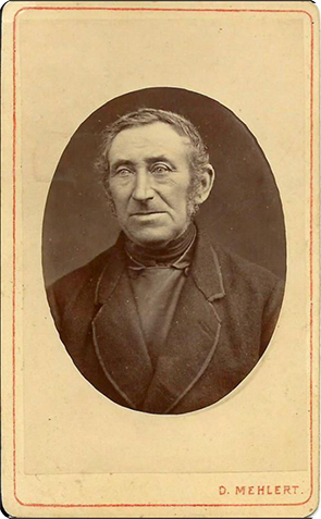 CDV Wesselburen Mehlert, Detlef Mann, Vignette - recte