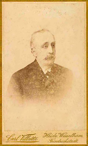 Wesselburen Vilatte CDV - Mnnerportrait recte