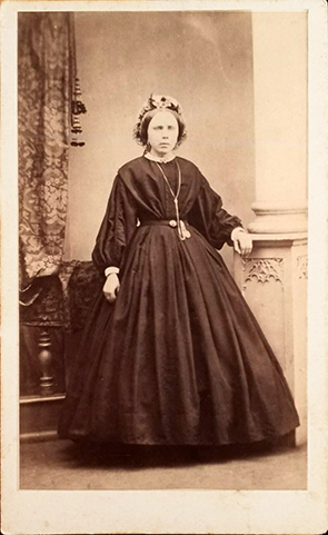 CDV Wilster - Mohr - Dame, stehend - recte