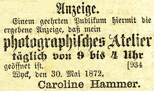 Hammer, Caronline - Annonce - klein