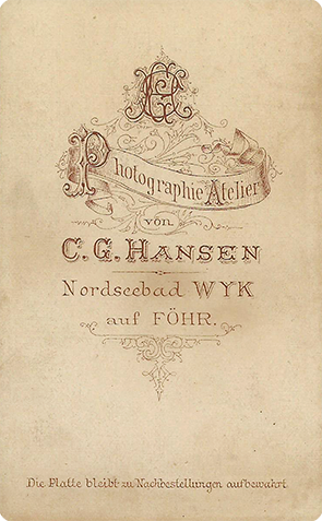 CDV Wyk auf Fhr - Ohle - Koch - verso