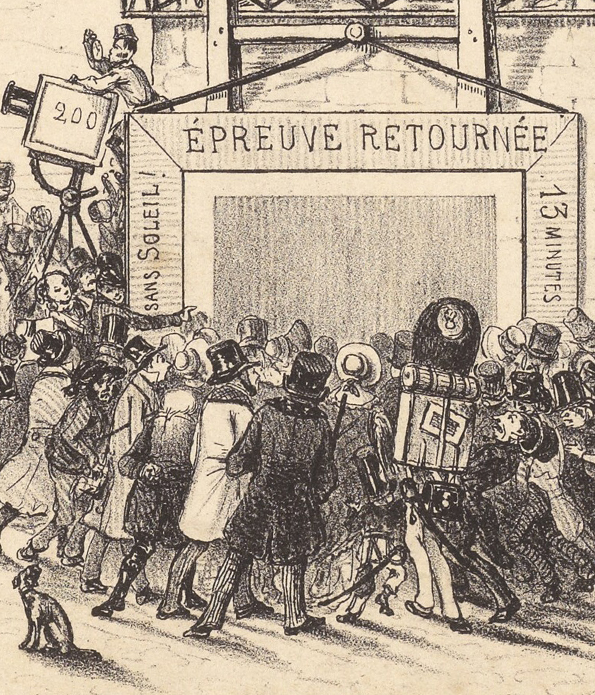 Maurisset - Daguerreotypomania - Detail - Eingang