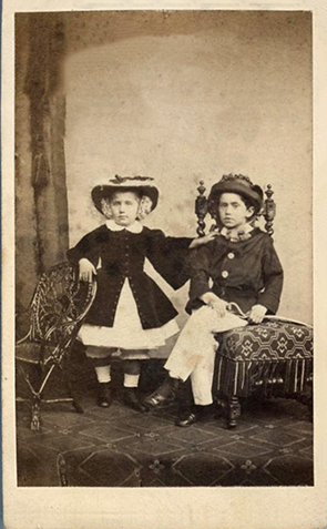 CDV Mencke A. - Kinderdoppelbildnis - recte