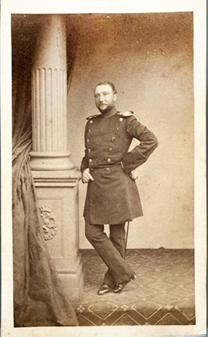 CDV Mencke A. - Militr, Ganzbildnis - recte