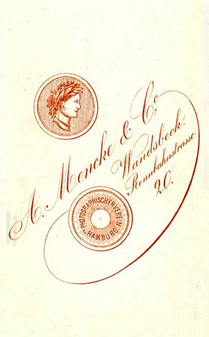CDV Mencke A. - Junger Jger - verso