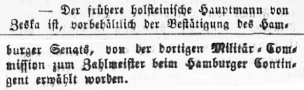 von Zeska - Annonce in Altonaer Nachrichten 1859 - Detail
