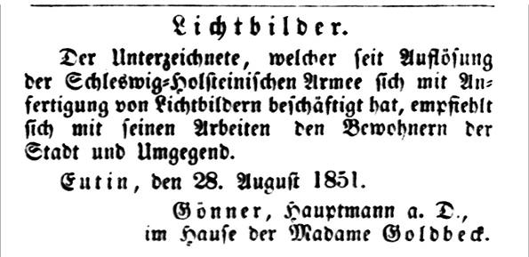 Eutin - Gnner - Annonce 1851 - klein