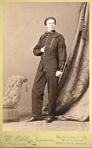 400460 - CDV - Ohle - Stehender junger Mann - recte - klein