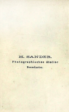 400460 - CDV - Sander - Stehender Brtiger - verso - klein
